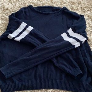 Navy blue brandy melville sweater